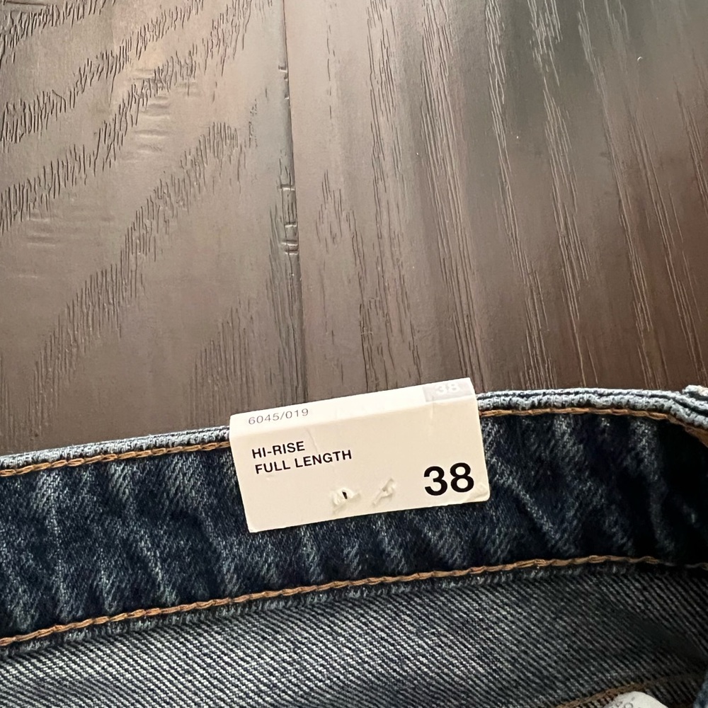 Zara Hi-Rise Straight Leg Jeans - Picture 6 of 7